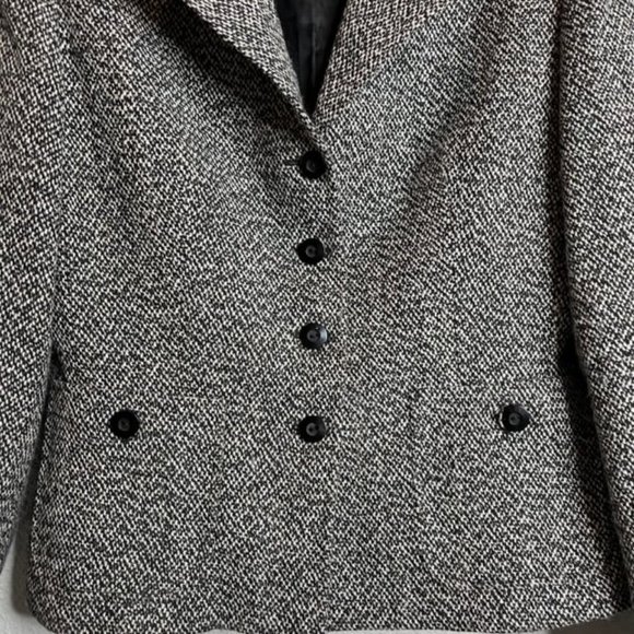 ARMI Size 8 Roxi Blazer Wool Blend Tweed Button Up Coat Jacket - Picture 4 of 13